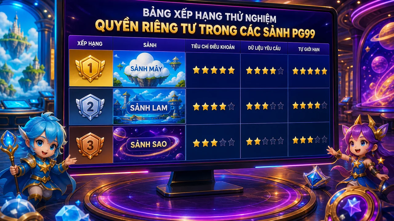 Khi đọc điều khoản, đâu là sảnh PG99 minh bạch về quyền riêng tư?